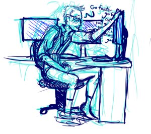 Rating: Explicit Score: 0 Tags: 1boy computer glasses human_wheatley male male_only masturbation penis portal_(series) portal_2 rule34 solo text valve wheatley User: bunchy7s
