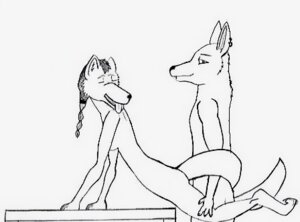 Rating: Explicit Score: 0 Tags: anal anal_penetration anthro black_and_white canid canine duo e621 female female_penetrated line_art low_res male male/female male_penetrating male_penetrating_female mammal monochrome penetration sex tail werefox_(artist) User: bunchy7s