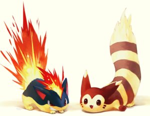 Rating: Safe Score: 0 Tags: ambiguous_gender brown_eyes daww duo e621 feral fire furret generation_2_pokemon kaku_mui nintendo pokemon pokemon_(species) quadruped quilava red_eyes simple_background tail white_background User: bunchy7s