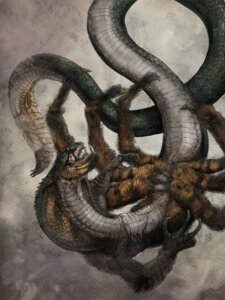 Rating: Safe Score: 0 Tags: 3:4 ambiguous_gender arachnid arthropod claws e621 feral hybrid monster morphology multi_eye multi_leg multi_limb nightmare_fuel reptile scalie snake solo spider teeth User: bunchy7s