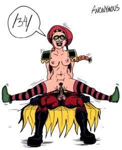 Rating: Explicit Score: 0 Tags: 1boy 1girls batman_(series) beryl_hutchinson breasts brown_hair clothed_sex clothing color colored dc dc_comics drooling female female_on_top first_porn_of_character long_hair male open_mouth penetration penis pussy robin_(dc) robin_(tim_drake) rolling_eyes rule34 saliva sex spread_legs squire squire_(dc) thighhighs tim_drake vaginal_penetration User: bunchy7s