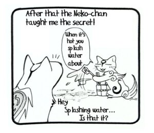 Rating: Safe Score: 0 Tags: amaterasu_(okami) ambiguous_gender black_and_white canid canine canis capcom clover_studio comic deity domestic_cat duo e621 english_text felid feline felis feral mammal monochrome okami_(capcom) pooch's_diary simple_background text unknown_artist white_background wolf User: bunchy7s