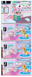 Rating: Safe Score: 0 Tags: blonde_hair book burning comic cutie_mark derp_eyes derpy_hooves_(mlp) dialogue duo e621 english_text equid equine feathered_wings feathers female feral fire friendship_is_magic fur grey_body grey_feathers grey_fur hair hasbro hi_res hospital mammal my_little_pony mythological_creature mythological_equine mythology nurse open_mouth pegasus pixelkitties quadruped tail text wings User: bunchy7s