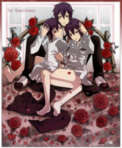 Rating: Explicit Score: 0 Tags: 3boys bed black_butler bottomless brother brothers cantebury incest kuroshitsuji male multiple_boys multiple_males purple_hair red_eyes rose rule34 thompson_(kuroshitsuji) timber triplets yaoi User: bunchy7s