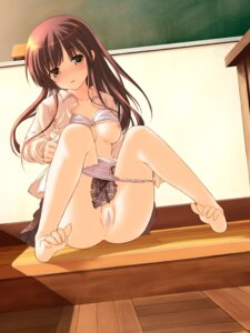 Rating: Explicit Score: 0 Tags: barefoot bra bra_lift censored classroom feet female legs lingerie oozora_itsuki open_clothes open_shirt original panties panty_pull pussy rule34 school_uniform shirt sitting soles underwear User: bunchy7s