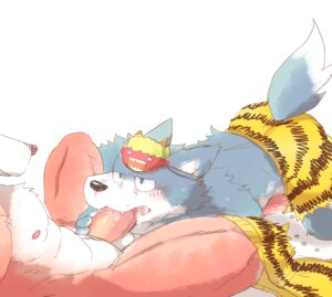Rating: Explicit Score: 0 Tags: anthro argent_cookie asian_mythology balls biceps big_muscles blue_eyes blush canid canine canis clothed clothing demon dipstick_tail domestic_dog duo e621 east_asian_mythology erection faceless_character faceless_male fellatio genitals hi_res huge_muscles japanese_mythology male male/male male_penetrated male_penetrating male_penetrating_male mammal markings mttn muscular muscular_male mythology oni oral oral_penetration partially_clothed penetration penile penis sex simple_background tail tail_markings white_background yokai User: bunchy7s