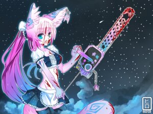 Rating: Questionable Score: 0 Tags: alternative_fashion animal_humanoid blood bodily_fluids candy chainsaw clothing costume dessert e621 ear_piercing eirana female food guro_lolita heterochromia hikuu humanoid inspired j-fashion lolita_(fashion) lollipop maid_uniform piercing power_tool solo star tools uniform User: bunchy7s