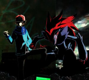 Rating: Safe Score: 0 Tags: ambiguous_gender anthro baseball_cap blue_eyes brown_eyes canid canine clothing detailed detailed_background duo e621 generation_5_pokemon hat headgear headwear high_contrast hilbert_(pokemon) male mammal nintendo peco_poco_peco pokemon pokemon_(species) toony zoroark User: bunchy7s