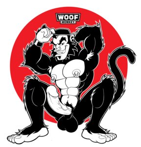 Rating: Explicit Score: 0 Tags: 2013 5_fingers 5_toes abs anthro anti_dev armpit_hair balls baseball_cap biceps big_balls big_nipples big_penis black_balls body_hair clothing crouching e621 ear_piercing erection facial_piercing fangs feet fingers genitals grin haplorhine hat headgear headwear hi_res humanoid_genitalia humanoid_penis male mammal monkey muscular muscular_anthro muscular_male navel nipple_piercing nipples nose_piercing nose_ring pecs penis piercing pose presenting primate restricted_palette ring_piercing septum_piercing sideways_baseball_cap simple_background smile solo teeth text toes vein woof_monkey User: bunchy7s