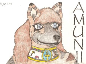 Rating: Safe Score: 0 Tags: aken ambiguous_gender amun_kalfani_2 collar e621 egyptian hyena jt mammal simple_background solo striped_hyena white_background User: bunchy7s