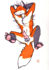 Rating: Explicit Score: 0 Tags: anthro armpit_hair balls body_hair canid canine dipstick_tail e621 erection fox genitals gloves_(marking) humanoid_genitalia humanoid_penis hybrid_genitalia hybrid_penis knot knotted_humanoid_penis knotted_penis male mammal marker_(artwork) markings nitrogen nude penis solo tail tail_markings traditional_media_(artwork) User: bunchy7s