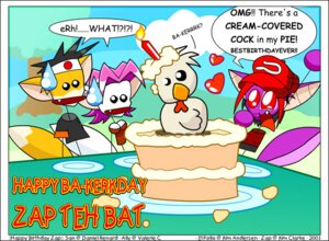 Rating: Safe Score: 0 Tags: 2003 ally_(ally) anthro avian bat beak bird bodily_fluids canid canine chicken clothed clothing copyright_symbol dessert dialogue digital_media_(artwork) domestic_cat e621 english_text felid feline felis female food fox galliform group heart_symbol humor innuendo male mammal pastry phasianid pie pun san_(san_renard) san_renard speech_bubble suggestive sweat sweatdrop symbol tail text what zap_(kim_clarke) User: bunchy7s Rating: Safe Score: 0 Tags: 2003 ally_(ally) anthro avian bat beak bird bodily_fluids canid canine chicken clothed clothing copyright_symbol dessert dialogue digital_media_(artwork) domestic_cat e621 english_text felid feline felis female food fox galliform group heart_symbol humor innuendo male mammal pastry phasianid pie pun san_(san_renard) san_renard speech_bubble suggestive sweat sweatdrop symbol tail text what zap_(kim_clarke) User: bunchy7s