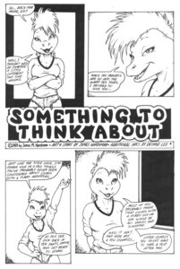 Rating: Safe Score: 0 Tags: 2003 anthro artist_name comic commentary conjoined_speech_bubble copyright_symbol dated desiree_(jmh) desiree_lee dialogue e621 english_text female first_page greyscale james_m_hardiman lizard marker_(artwork) meta mixed_media monochrome pen_(artwork) rant reptile scalie solo speech_bubble symbol talking_to_viewer text title traditional_media_(artwork) year User: bunchy7s