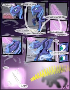 Rating: Safe Score: 0 Tags: blue_body blue_feathers blue_hair comic crown cutie_mark dialogue e621 english_text equid equine feathered_wings feathers female feral friendship_is_magic hair hasbro headgear hi_res horn long_hair magic mammal my_little_pony mythological_creature mythological_equine mythology princess_luna_(mlp) probablyfakeblonde quadruped simple_background solo tail text winged_unicorn wings User: bunchy7s