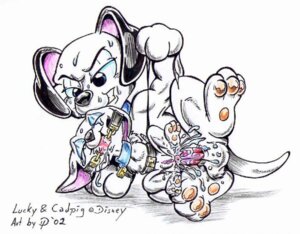 Rating: Explicit Score: 0 Tags: 101_dalmatians 2002 balls bondage cadpig canine dennis_pawers disney dog female feral fur gag gagged lucky_(101_dalmatians) male mammal penis rule34 straight testicles User: bunchy7s