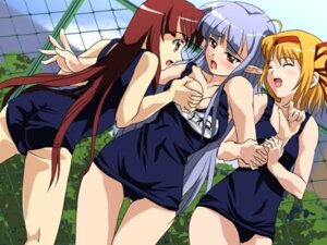 Rating: Explicit Score: 0 Tags: 3girls ahoge arm_grab blue_hair blush breast_grab breast_squeeze breasts chainlink_fence cleavage closed_eyes dutch_angle female fence fuyou_kaede hairband large_breasts lisianthus long_hair multiple_females multiple_girls name_tag nerine one-piece_swimsuit open_mouth orange_hair outdoors pointy_ears red_hair rule34 sanshita school_swimsuit short_hair shuffle shuffle! swimsuit thigh_gap thighs very_long_hair yuri User: bunchy7s