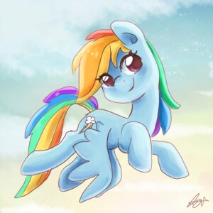 Rating: Safe Score: 0 Tags: 1:1 absurd_res blue_body blue_feathers blue_fur cutie_mark e621 equid equine feathered_wings feathers female feral flying friendship_is_magic fur hair hasbro hi_res mammal multicolored_hair multicolored_tail my_little_pony mythological_creature mythological_equine mythology pegasus pink_eyes rainbow_dash_(mlp) rainbow_hair rainbow_tail smile solo steffy-beff tail wings User: bunchy7s