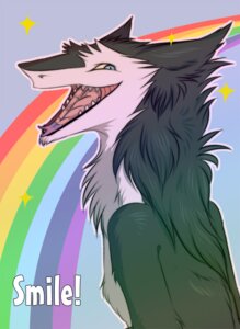 Rating: Safe Score: 0 Tags: 2011 anthro blue_eyes e621 english_text looking_at_viewer male mammal murchetta nude open_mouth rainbow rainbow_arch sergal sidgi smile solo sparkles teeth text tongue tongue_out User: bunchy7s
