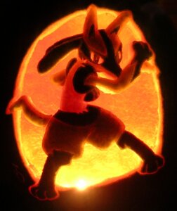 Rating: Safe Score: 0 Tags: ambiguous_gender anthro canid canine carving e621 food fruit generation_4_pokemon grandfathered_content jack-o'-lantern joh-wee looking_at_viewer lucario mammal nintendo photography_(artwork) plant pokemon pokemon_(species) pumpkin solo tail User: bunchy7s