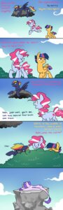 Rating: Safe Score: 0 Tags: absurd_res alternate_universe asian_mythology chinese_mythology cloud comic cotton_candy_(pony) crystal_clarity cutie_mark dragon e621 east_asian_mythology english_text equid equine fan_character feathered_wings feathers female feral hasbro hi_res horn hybrid kianamai kirin male mammal my_little_pony mythological_creature mythological_equine mythological_scalie mythology pegasus prism_bolt scalie smile starburst_(character) text wings User: bunchy7s