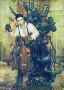 Rating: Safe Score: 0 Tags: black_eyes black_hair bovid bovine cattle clothing cn-t cybernetics cyborg e621 gloves hair handwear hi_res horn human looking_at_viewer machine male mammal shirt short_hair standing technophilia topwear traditional_media_(artwork) User: bunchy7s