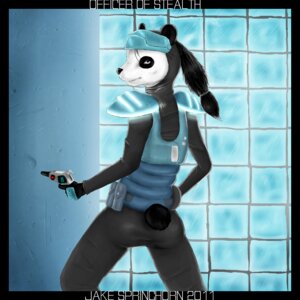 Rating: Safe Score: 0 Tags: 1:1 2011 bear clothing e621 female fidchellvore futuristic giant_panda gun handgun holding_gun holding_object holding_ranged_weapon holding_weapon leah_yang mammal pistol ranged_weapon solo suit uniform weapon User: bunchy7s