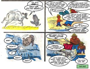 Rating: Questionable Score: 0 Tags: american_black_bear anthro bear black_bear comic dialogue e621 english_text feral group male mammal nature outside quadruped sadism simple_background smokey_bear tail text time_travel united_states_forest_service unknown_artist ursine white_background young young_anthro young_male User: bunchy7s