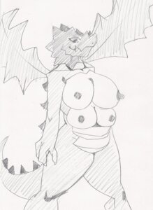 Rating: Explicit Score: 0 Tags: anthro breasts druddigon female female_only monochrome nipples nude pokemon rule34 sketch solo standing tagme User: bunchy7s