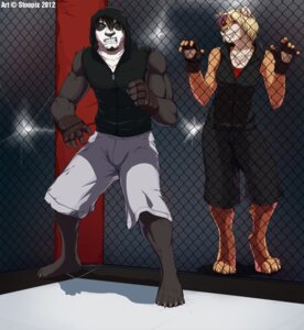 Rating: Safe Score: 0 Tags: 2012 angry anthro bear black_hair clothed clothing duo e621 facial_hair female giant_panda green_eyes hair hoodie male mammal mixed_martial_arts standing stoopix teeth topwear violet_(pnkng) User: bunchy7s Rating: Safe Score: 0 Tags: 2012 angry anthro bear black_hair clothed clothing duo e621 facial_hair female giant_panda green_eyes hair hoodie male mammal mixed_martial_arts standing stoopix teeth topwear violet_(pnkng) User: bunchy7s