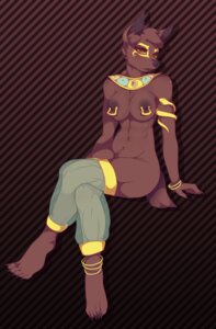 Rating: Explicit Score: 0 Tags: abs amber_eyes animal_genitalia anthro breasts busty_boy_(lore) canid canine canis e621 egyptian fully_sheathed genitals gynomorph hi_res intersex jackal jewelry looking_at_viewer male_(lore) mammal mostly_nude nefer nipple_piercing nipples piercing sheath solo tail teil User: bunchy7s