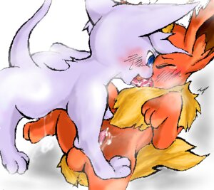 Rating: Explicit Score: 0 Tags: ambiguous_gender balls blue_eyes bodily_fluids cum digital_media_(artwork) duo e621 eeveelution erection espeon eyes_closed feral feral_on_feral flareon french_kissing fur generation_1_pokemon generation_2_pokemon genital_fluids genitals kissing low_res male nintendo oekaki orange_body orange_fur penis pokemon pokemon_(species) purple_body purple_fur sex tail tongue unknown_artist User: bunchy7s