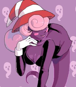 Rating: Questionable Score: 0 Tags: 2d artist_request bent_over blush breasts cleavage cute female gloves hair_over_eyes hat large_breasts long_hair lowres mario_(series) nintendo paper_mario paper_mario:_the_thousand-year_door pink_hair pixel_art purple-skinned_female purple_skin rule34 shadow_siren smile smooth_skin solo vivian_(paper_mario) User: bunchy7s