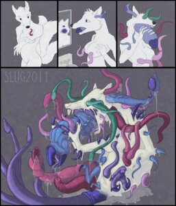 Rating: Explicit Score: 0 Tags: anthro breasts canid canine e621 female fox genitals grey_background hi_res mammal monster nightmare_fuel oddbird shai side_view simple_background slime solo tail tentacle_vulva tentacles transformation unknown_species vulva what what_has_science_done User: bunchy7s