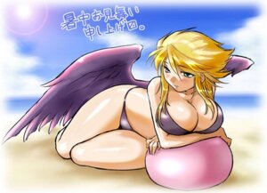 Rating: Safe Score: 0 Tags: ball beach big_breasts bikini blonde_hair blush breasts breath_of_fire capcom clothed clothing cloud detailed_background dr.p e621 feathered_wings feathers female green_eyes hair humanoid japanese_text lens_flare mammal nina_(breath_of_fire) not_furry outside sand seaside skimpy sky solo swimwear text translated two-piece_swimsuit water wide_hips winged_humanoid wings User: bunchy7s