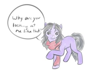 Rating: Safe Score: 0 Tags: 2013 5:4 black_hair des e621 english_text equid equine female feral hair hasbro horn mammal my_little_pony mythological_creature mythological_equine mythology oriondreams quadruped random_is_yum scarf simple_background sketch solo tail text unicorn white_background User: bunchy7s