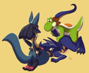 Rating: Explicit Score: 0 Tags: 2010 3boys anal anthro canine crossover cum cum_in_mouth cum_inside cum_while_penetrated dinosaur dragon fur furry group_sex horns lucario male mario_(series) multiple_boys multiple_males nintendo no_humans oral penis pokemon pokemon_(species) purplekecleon rule34 scalie sex tan_background threesome yaoi yoshi User: bunchy7s