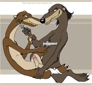 Rating: Explicit Score: 0 Tags: 3_toes 4_fingers anal anal_penetration anthro anthro_on_anthro arm_grab balls black_nose brown_body brown_fur claws disney duo e621 erection eye_contact feet fingers fur genitals glans greasy_(character) grey_hair grin gun hair handgun holding_gun holding_handgun holding_knife holding_object holding_pistol holding_ranged_weapon holding_weapon knife least_weasel leg_grab looking_at_another male male/male male_penetrated male_penetrating male_penetrating_male mammal multicolored_body multicolored_fur mustelid musteline nude pawpads paws penetration penis pink_glans pistol ranged_weapon sex side_view skinny skinny_anthro skinny_male smarty_weasel smile snout tan_balls tan_body tan_fur tan_penis teeth toe_claws toes toon_patrol true_musteline two_tone_body two_tone_fur weapon weasel who_framed_roger_rabbit zeriara User: bunchy7s