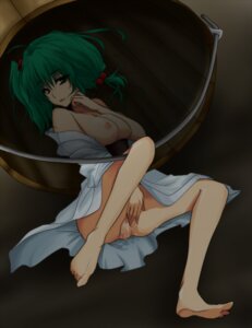 Rating: Explicit Score: 0 Tags: 1girls barefoot breasts bucket feet female girl_in_bucket green_hair hair_bobbles hair_ornament ifuji_sakura in_bucket in_container kisume masturbation messy_hair nipples no_panties pussy pussy_juice rule34 short_hair solo team_shanghai_alice tied_hair toe_scrunch touhou twintails uncensored User: bunchy7s