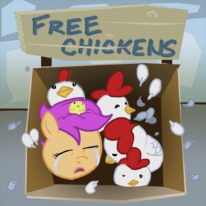 Rating: Safe Score: 0 Tags: 1:1 amehdaus avian bird bodily_fluids chicken cruelty crying e621 equid feathers female feral friendship_is_magic galliform group hasbro low_res mammal my_little_pony phasianid scootaloo_(mlp) tears User: bunchy7s