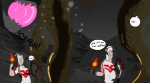 Rating: Questionable Score: 0 Tags: 2013 cave comic dialogue dragon e621 english_text hair human justinfox male mammal muscular mythological_creature mythological_scalie mythology reptile scalie size_difference tail text transformation wyraach User: bunchy7s