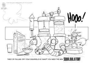 Rating: Questionable Score: 0 Tags: 2009 anthro bodily_fluids breast_milking conditional_dnp e621 english_text female greyscale humor jollyjack lactating machine mammal milking_machine monochrome rodent sciurid solo tail text tree_squirrel what User: bunchy7s