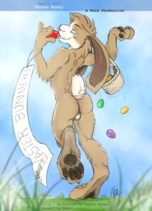 Rating: Explicit Score: 0 Tags: anthro balls banner e621 easter easter_bunny egg feet genitals hindpaw holidays kwik_(artist) lagomorph leporid male mammal nude paws rabbit solo User: bunchy7s