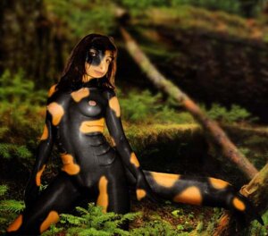 Rating: Questionable Score: 0 Tags: amphibian anthro breasts detailed_background e621 female forest gills mole_salamander nature nipples non-mammal_breasts non-mammal_nipples outside photo_manipulation photomorph plant salamander scalie silverfish_(artist) solo spotted_salamander tail third-party_edit tree wood User: bunchy7s