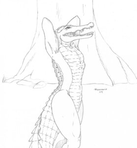 Rating: Safe Score: 0 Tags: 2009 alligator alligatorid black_and_white crocodilian e621 female hi_res karerease monochrome nude reptile scalie simple_background solo stretching tail white_background User: bunchy7s Rating: Safe Score: 0 Tags: 2009 alligator alligatorid black_and_white crocodilian e621 female hi_res karerease monochrome nude reptile scalie simple_background solo stretching tail white_background User: bunchy7s
