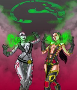Rating: Explicit Score: 0 Tags: beige_skin black_hair boots breasts brown_eyes cleavage closed_mouth clothes color deadly_alliance female female_only footwear gloves grey_skin hair interspecies kachakacha long_hair looking_at_viewer mortal_kombat mortal_kombat_deadly_alliance multiple_females multiple_girls open_eyes quan_chi red_eyes revealing_clothes round_ears rule34 rule_63 shang_tsung User: bunchy7s