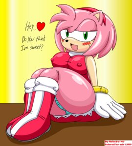 Rating: Questionable Score: 0 Tags: adc1309 amy_rose anthro blush boots breasts cleavage clothed clothing dialogue e621 english_text eulipotyphlan female footwear green_eyes hair hedgehog mammal nobody147 open_mouth panties pink_body pink_hair pink_skin sega shirt shoes short_hair solo sonic_the_hedgehog_(series) text topwear underwear User: bunchy7s Rating: Questionable Score: 0 Tags: adc1309 amy_rose anthro blush boots breasts cleavage clothed clothing dialogue e621 english_text eulipotyphlan female footwear green_eyes hair hedgehog mammal nobody147 open_mouth panties pink_body pink_hair pink_skin sega shirt shoes short_hair solo sonic_the_hedgehog_(series) text topwear underwear User: bunchy7s