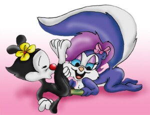Rating: Explicit Score: 0 Tags: animaniacs anthro black_fur color crossover cub dildo dot_warner female female_only fifi_la_fume flower furry insertion interspecies mammal multiple_females nipples nude purple_fur pussy red_nose rule34 side_view skunk tagme tiny_toon_adventures vulva white_fur yuri User: bunchy7s