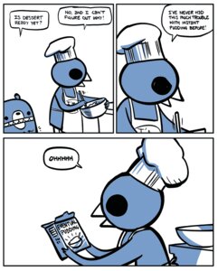 Rating: Safe Score: 0 Tags: 2010 ambiguous_gender anthro avian beak bear beartato bird clothing comic cooking dialogue duo e621 english_text hat headgear headwear humor mammal nedroid reginald_(nedroid) speech_bubble text what User: bunchy7s Rating: Safe Score: 0 Tags: 2010 ambiguous_gender anthro avian beak bear beartato bird clothing comic cooking dialogue duo e621 english_text hat headgear headwear humor mammal nedroid reginald_(nedroid) speech_bubble text what User: bunchy7s