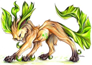 Rating: Safe Score: 0 Tags: ambiguous_gender e621 eeveelution feral generation_4_pokemon leaf leaf_tail leafeon looking_at_viewer nintendo pearleden pokemon pokemon_(species) side_view simple_background solo tail white_background User: bunchy7s