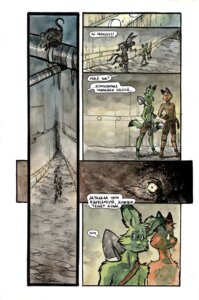 Rating: Safe Score: 0 Tags: anthro barefoot biped canid canine cheek_tuft clothed clothing comic dialogue e621 facial_tuft feet finnish_text fox fur green_body green_fur group inside male mammal minna_sundberg murid murine pahistenlistijat rat rodent shovel speech_bubble stare tail text tools topless translated tuft unavailable_at_source User: bunchy7s